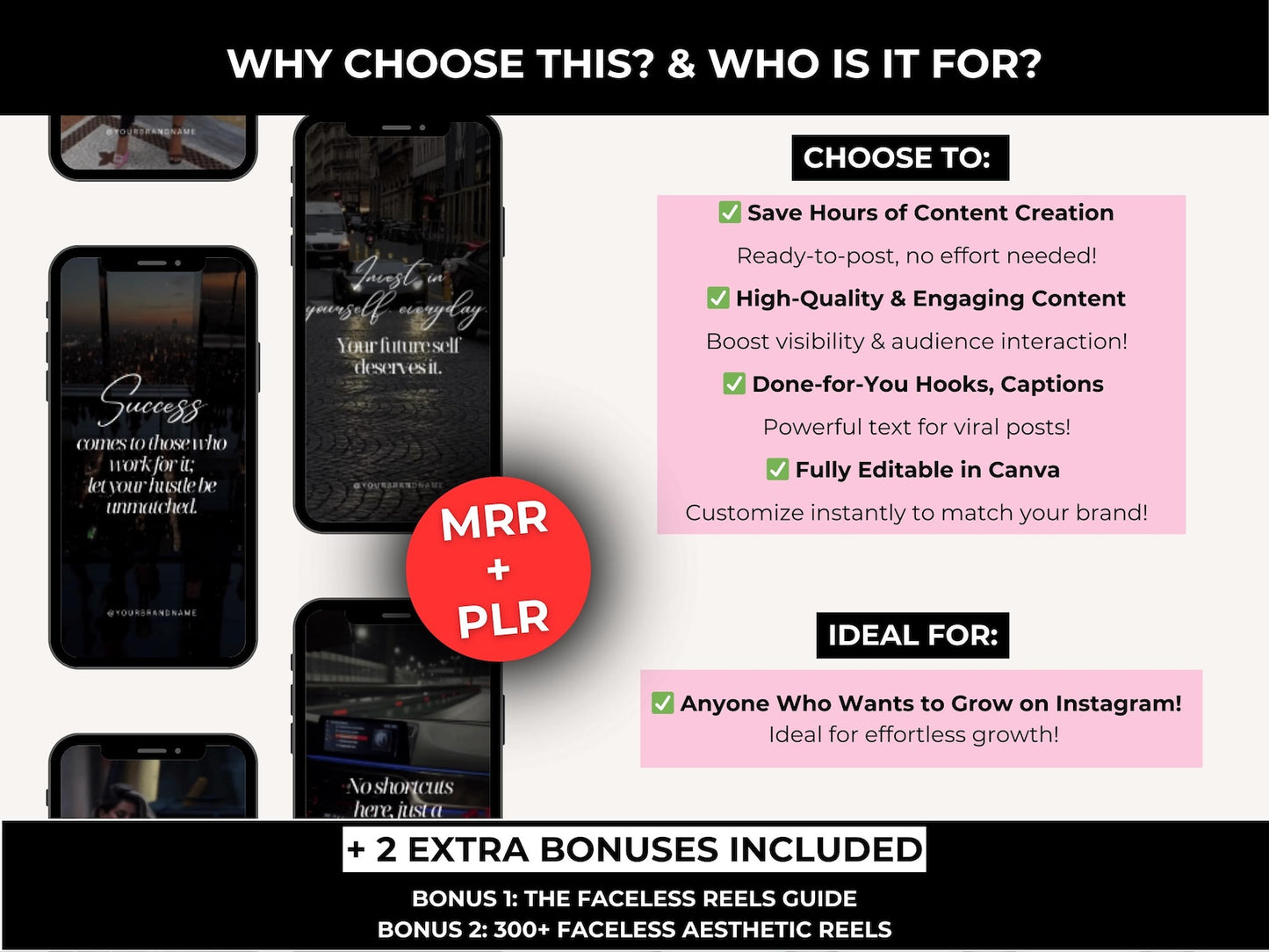 250 Motivational Luxury Reels