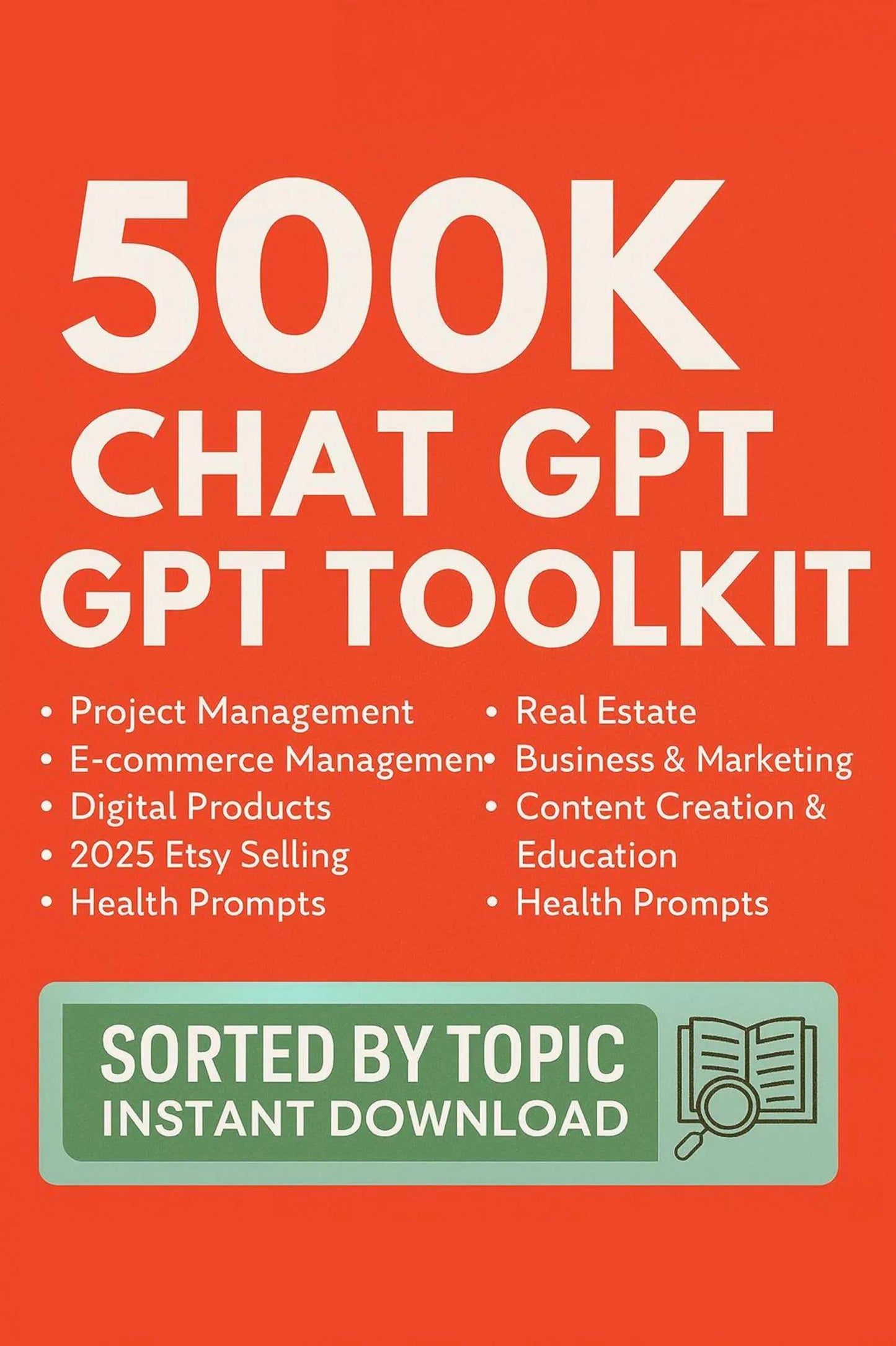 500K ChatGPT Prompts Toolkit