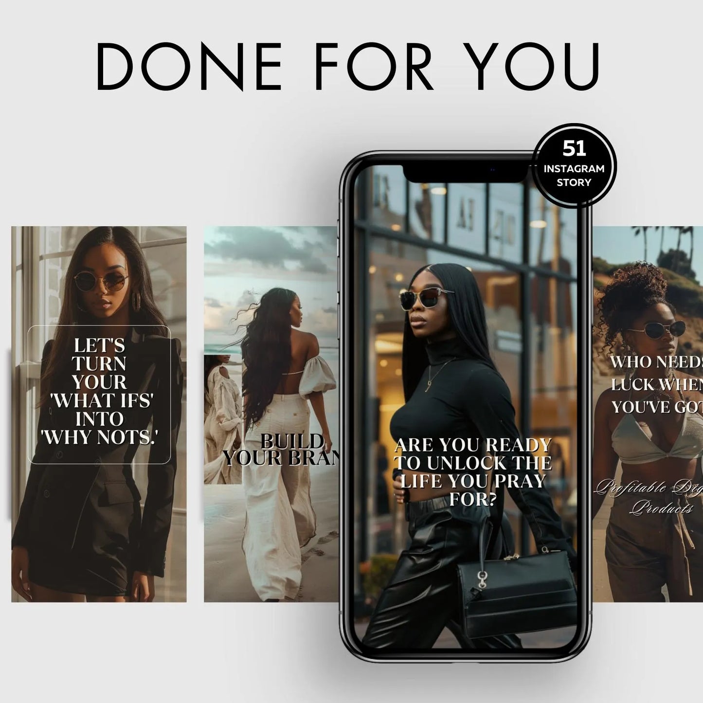 Melanin Faceless Instagram Posts Templates