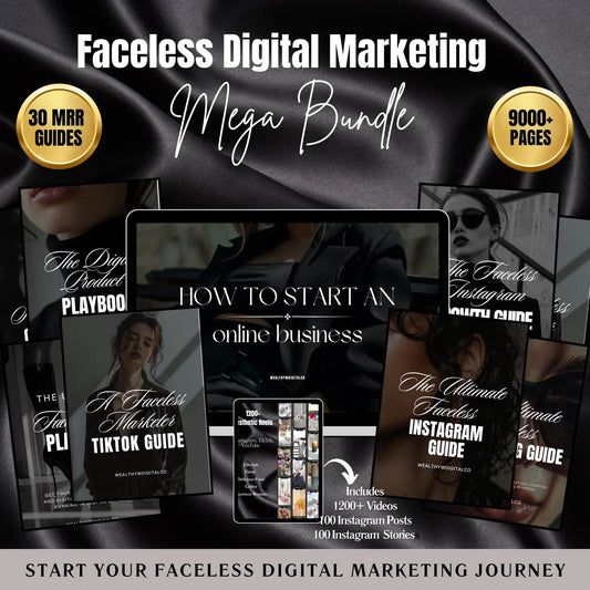 Beginner 30 Faceless Digital Marketing Guides