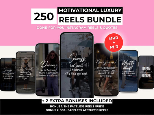 250 Motivational Luxury Reels