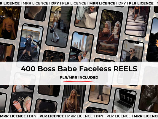 400 Boss Babe Faceless Reels