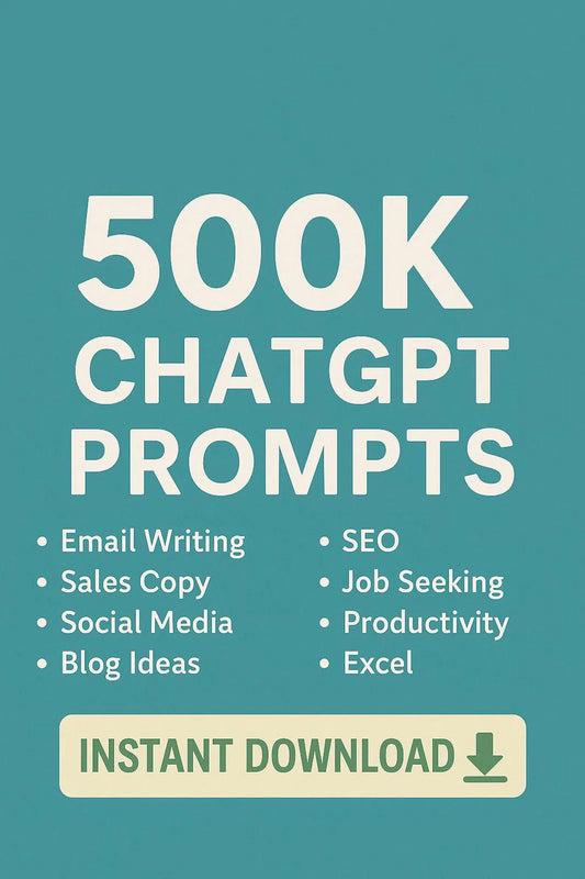 500K ChatGPT Prompts Toolkit