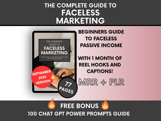 Complete Guide To Faceless Digital Marketing