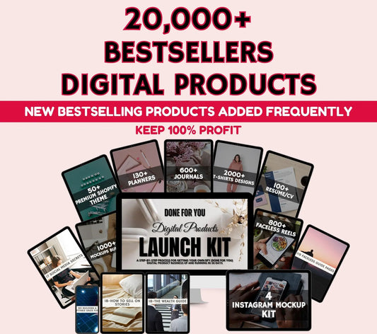 20,000+ Done For You Digital Products Bundle