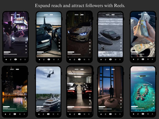 65K + Viral Luxury Rich Lifestyle Videos Reels